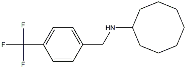 N-{[4-(trifluoromethyl)phenyl]methyl}cyclooctanamine Structure