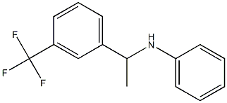 N-{1-[3-(trifluoromethyl)phenyl]ethyl}aniline|