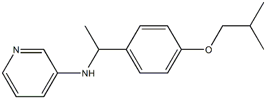 N-{1-[4-(2-methylpropoxy)phenyl]ethyl}pyridin-3-amine