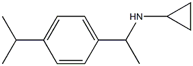 N-{1-[4-(propan-2-yl)phenyl]ethyl}cyclopropanamine Structure