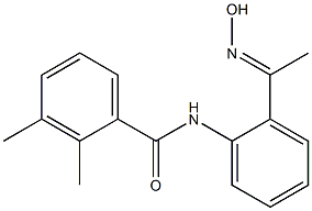 N-{2-[(1E)-N-hydroxyethanimidoyl]phenyl}-2,3-dimethylbenzamide Structure