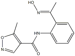 N-{2-[(1E)-N-hydroxyethanimidoyl]phenyl}-5-methylisoxazole-4-carboxamide