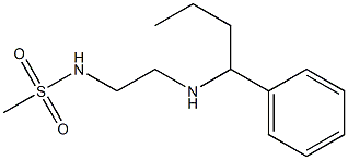 N-{2-[(1-phenylbutyl)amino]ethyl}methanesulfonamide