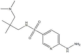  N-{2-[(dimethylamino)methyl]-2-methylpropyl}-6-hydrazinylpyridine-3-sulfonamide