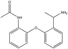 N-{2-[2-(1-aminoethyl)phenoxy]phenyl}acetamide,,结构式