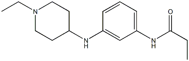 N-{3-[(1-ethylpiperidin-4-yl)amino]phenyl}propanamide Struktur