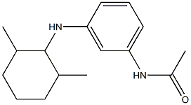  N-{3-[(2,6-dimethylcyclohexyl)amino]phenyl}acetamide