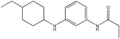 N-{3-[(4-ethylcyclohexyl)amino]phenyl}propanamide