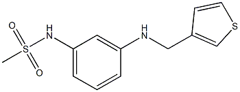 N-{3-[(thiophen-3-ylmethyl)amino]phenyl}methanesulfonamide Structure