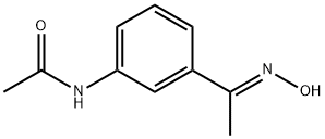 N-{3-[1-(hydroxyimino)ethyl]phenyl}acetamide 结构式