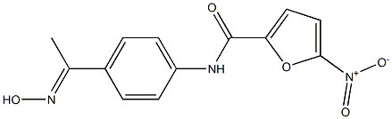 N-{4-[(1E)-N-hydroxyethanimidoyl]phenyl}-5-nitro-2-furamide|