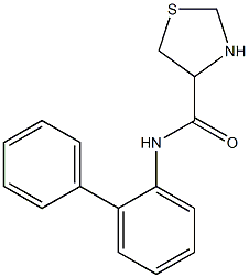 N-1,1'-biphenyl-2-yl-1,3-thiazolidine-4-carboxamide Structure