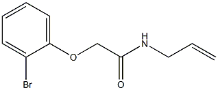 N-allyl-2-(2-bromophenoxy)acetamide Struktur