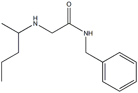 N-benzyl-2-(pentan-2-ylamino)acetamide,,结构式