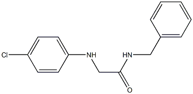 N-benzyl-2-[(4-chlorophenyl)amino]acetamide Structure