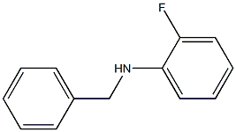 N-benzyl-2-fluoroaniline 结构式