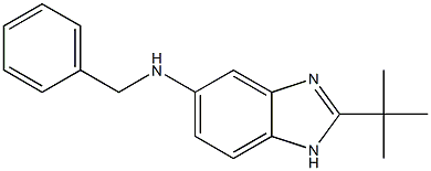 N-benzyl-2-tert-butyl-1H-1,3-benzodiazol-5-amine Struktur