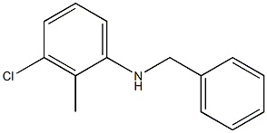 N-benzyl-3-chloro-2-methylaniline Structure