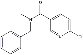 N-benzyl-6-chloro-N-methylpyridine-3-carboxamide Structure