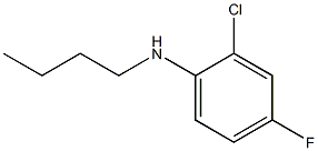 N-butyl-2-chloro-4-fluoroaniline 结构式