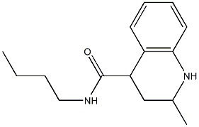 N-butyl-2-methyl-1,2,3,4-tetrahydroquinoline-4-carboxamide Structure