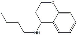 N-butyl-3,4-dihydro-2H-1-benzopyran-4-amine Structure