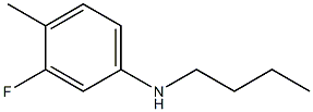 N-butyl-3-fluoro-4-methylaniline Structure