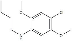 N-butyl-4-chloro-2,5-dimethoxyaniline,,结构式