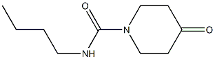 N-butyl-4-oxopiperidine-1-carboxamide Structure