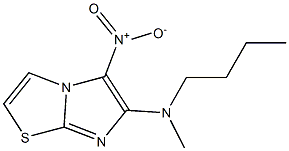 N-butyl-N-methyl-5-nitroimidazo[2,1-b][1,3]thiazol-6-amine Structure