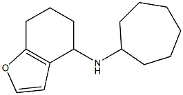 N-cycloheptyl-4,5,6,7-tetrahydro-1-benzofuran-4-amine Structure