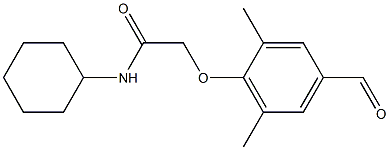  N-cyclohexyl-2-(4-formyl-2,6-dimethylphenoxy)acetamide