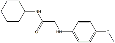 N-cyclohexyl-2-[(4-methoxyphenyl)amino]acetamide