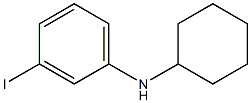 N-cyclohexyl-3-iodoaniline,,结构式