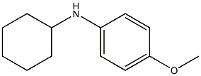 N-cyclohexyl-4-methoxyaniline Structure