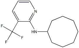 N-cyclooctyl-3-(trifluoromethyl)pyridin-2-amine,,结构式