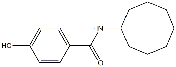 N-cyclooctyl-4-hydroxybenzamide,,结构式