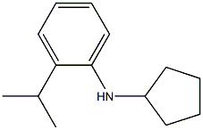 N-cyclopentyl-2-(propan-2-yl)aniline Structure