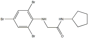  N-cyclopentyl-2-[(2,4,6-tribromophenyl)amino]acetamide