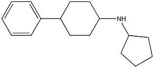 N-cyclopentyl-4-phenylcyclohexan-1-amine 化学構造式
