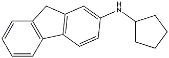 N-cyclopentyl-9H-fluoren-2-amine Struktur