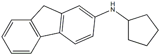 N-cyclopentyl-9H-fluoren-2-amine 结构式