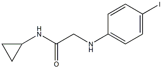 N-cyclopropyl-2-[(4-iodophenyl)amino]acetamide