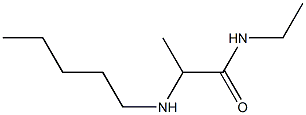 N-ethyl-2-(pentylamino)propanamide Struktur