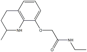 N-ethyl-2-[(2-methyl-1,2,3,4-tetrahydroquinolin-8-yl)oxy]acetamide