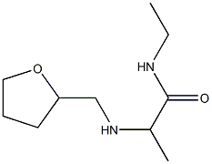 N-ethyl-2-[(oxolan-2-ylmethyl)amino]propanamide Struktur