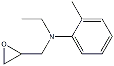 N-ethyl-2-methyl-N-(oxiran-2-ylmethyl)aniline