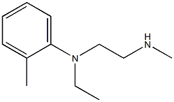 N-ethyl-2-methyl-N-[2-(methylamino)ethyl]aniline Structure