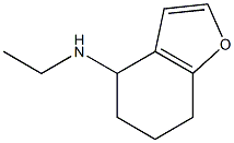 N-ethyl-4,5,6,7-tetrahydro-1-benzofuran-4-amine,,结构式