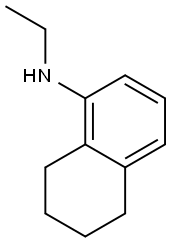 N-ethyl-5,6,7,8-tetrahydronaphthalen-1-amine,,结构式